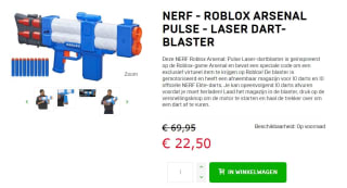 NERF Roblox Arsenal Laser Pulse - Blaster voor €22,50 bij Dagknaller