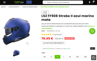 Casco modular LS2 Strobe 2 por 76,45€