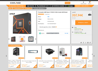 PC Gaming RX 7900 GRE Ryzen 5 7600X 32GB 6400MHz CL32 1TB SN770 750W Gold Tier A B650M por solo 207,94€