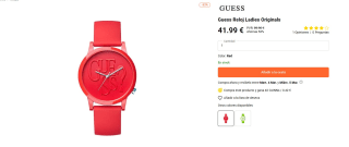 Reloj Ladies Originals marca Guess por 41,99€
