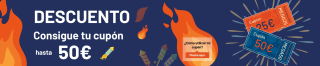 Por tu compra online superior a 500€ podrás utilizar el cupón MEGA50 dónde se te descontarán 50€ de tu carrito.