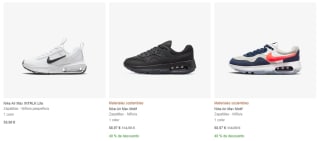 Zapatillas Nike Air Max desde 35,97€