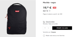 Mochila Levi´s por 19.99€