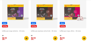 50 Hema koffiecups voor €5,99
