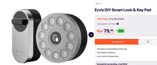 EZVIZ Smart Lock + Keypad Slot Zwart voor €79,95 bij Ibood