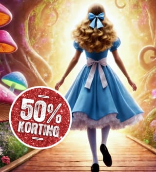 50% korting op tickets voor Alice In Wonderland