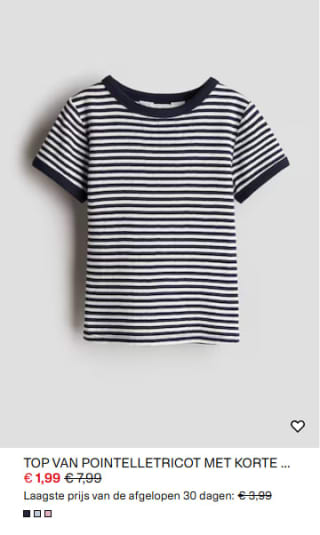 Tot 86% korting in de sale van H&M