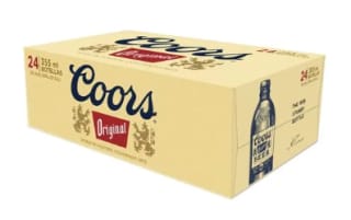 Pack de 24 cerveza Coors Stubby 5.0° en botella de 355 cc por $13.745