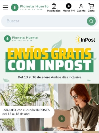 Envío Gratis y -5% Extra en Planeta Huerto.