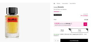 Rochas Moustache Eau de Parfum Spray voor €22,14 bij Notino