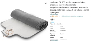 Medisana OL 800 - Warmtedeken voor €28 bij Amazon