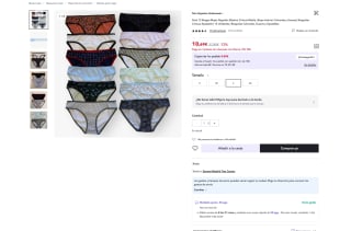 12 Bragas Algodón Elástico Cintura Media Mujer Don Algodon Underwear por 10,69€ (Nuevos usuarios por 8,21€)