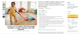 Fisher-Price Xilófono Gigante por 18,16€