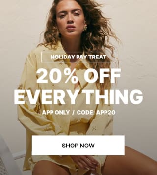 20% korting op alles in de app van Loavies