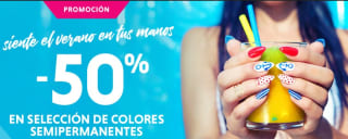 50% dto en Esmaltes semipermanentes Semilac