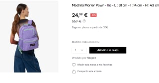 Mochila Eatspak Morler Powr por 24.99€