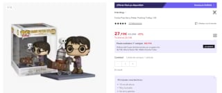 Funko Pop! Deluxe: HP Anniversary - Harry Potter Pushing Trolley por 27.19€ (Cuenta Nueva 13.6€)