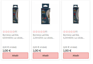 Varios packs de Bombillas LED por tan solo 1€