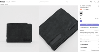 Cartera efecto desgastado Inside por solo 2,39€