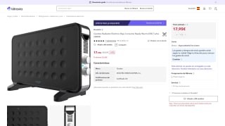 Cecotec Radiador Eléctrico Warm 6550 Turbo 2000W por 17,95€