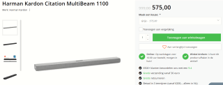 Harman Kardon Citation MultiBeam 1100 Grijs voor €575 bij Wifimedia