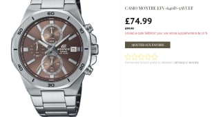 Montre Casio à 74,99€