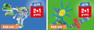 2+1 gratis op Metalen Bouwset Dino en op Bouwvormen bij Lobbes