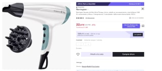 Secador de Pelo Shine Therap marca Remington modelo D5216 por 15.83€