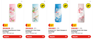 Happy Harmony Crème Douchegel 3 voor €3 bij Kruidvat