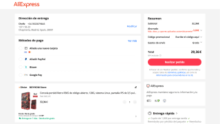 Consola portátil Retro R36S por 29,36€
