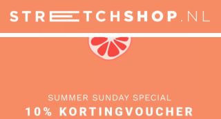 10% extra korting op alles bij stretchshop