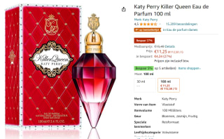 Killer Queen Katy Perry Parfum voor €11,25 bij Amazon.nl