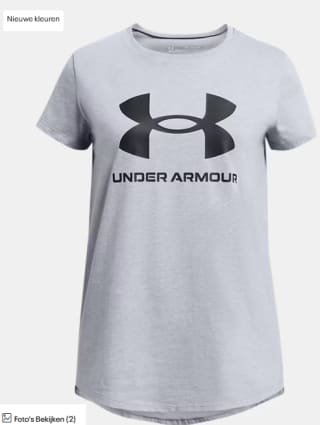 Under Armour Live Sportstyle Graphic Short Sleeve T Shirt voor €10,97 bij Under Armour