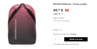 Mochila Mandarina Duck Athleisure de 15" por 49.99€