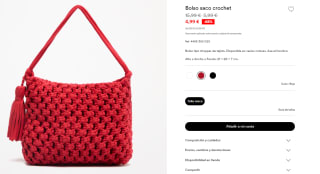 Bolso saco crochet por 4.99€