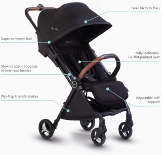 Silver Cross Kinderwagen Jet 3 Black voor €275,08 dmv bij Pinkorblue