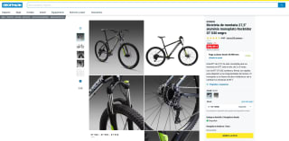 Bicicleta Rockrider ST 530 de montaña 27,5" aluminio monoplato por 399,99€