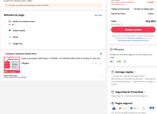 Procesador AMD Ryzen 7 5700X3D 5000 Series 8 núcleos 4,1 GHz Socket AM4 Thread por 153,49€