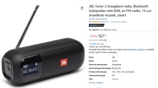JBL Tuner 2 Radio - Bluetooth voor €67,19 bij Amazon