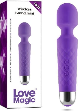 iWand Mini Wand Vibrator - paars voor €14,99 bij EasyToys
