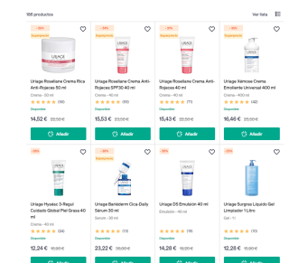 Regalo mascarilla de agua de noche al comprar más de 30€ en productos Uriage.