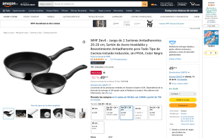 Set de dos sartenes WMF Devil 20 cm y 28 cm por 49,99€