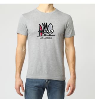 Camiseta para Hombre Kukuxumusu Hitchcook por 9.99€