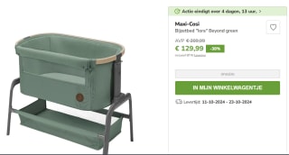 Maxi-Cosi Iora - Co-sleeper - Beyond Green voor €129,99 bij Limango