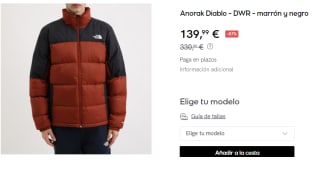 Anorak de Hombre The North Face Diablo - DWR por 139.99€