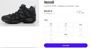 Zapatillas de Trekking de Hombre Merrell CLAYPOOL SPORT GTX por 72€