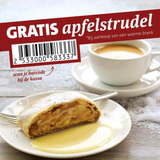Gratis apfelstrudel bij Intratuin Nuenen
