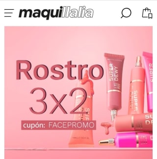 3×2 en sección rostro desde Maquillalia.