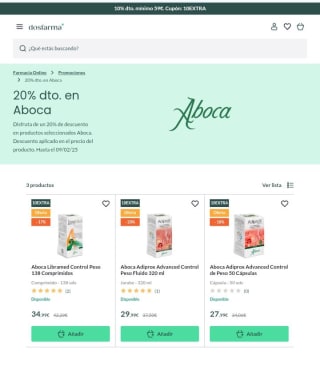 -20% de Descuento en Aboca.