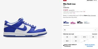 Nike Dunk Low kids sneakers voor €44,99 bij Foot Locker